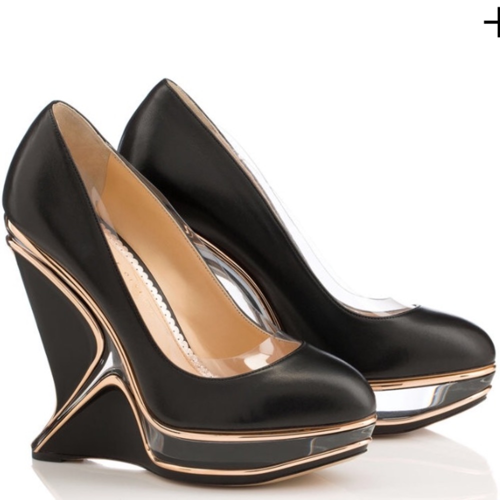 NEW Zara Hadid Charlotte Olympia Pumps